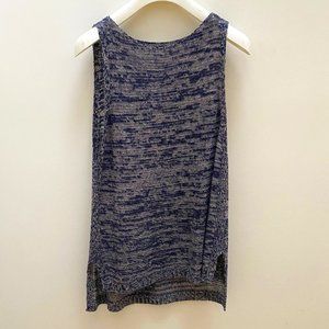 Eileen Fisher Organic Linen Knit Sleeveless Sweater Tunic, S